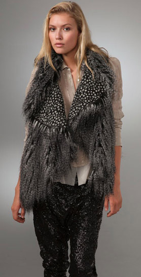 alice and olivia scary fur thing