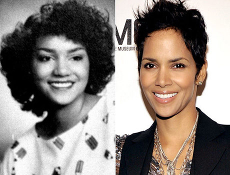 Black Celebrity on Halle Berry In Her High School Photo  When She Was Black  And A Girl