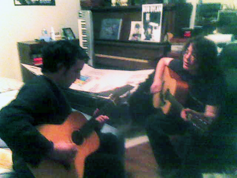 playing guitars small